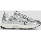 Mercer Amsterdam - The Re-Run Cracked - Lage Sneakers - Zilver