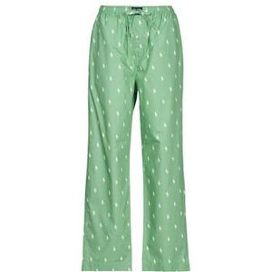 POLO RALPH LAUREN - Pyjamabroek - Groen - Katoen - Elastische Tailleband
