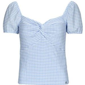 Guess  SS LAZIZE KNOT TOP  Blouses  dames Wit