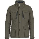 SCHOTT - FIELD - Halflange Jas - Kaki - Tussenseizoen