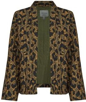 VERO MODA Tussenjas  mosterd / olijfgroen / zwart