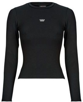 Guess Jeans - Longsleeve - Nauwsluitend Model - Ronde Hals - Labelstitching