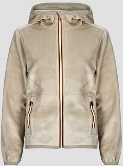 K-Way, Dames, Sweatshirts & Hoodies, Beige, Maat: 2XL Fleece,