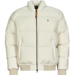 Polo Ralph Lauren - Gewatteerde Jas - Beige/Wit - Winterjas