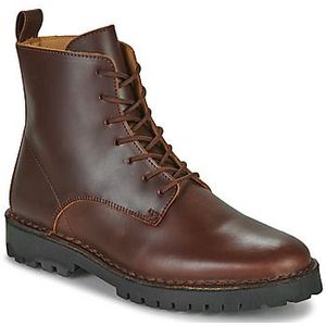 Selected  SLHRICKY LEATHER LACE-UP BOOT  Laarzen  heren Bruin