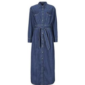 Lee  BELTED WESTERN DRESS  jurken  dames Blauw