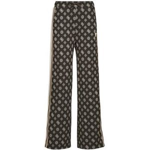 Guess - PEONY TAPED STRAIGHT LONG PANT - Trainingsbroek - Zwart