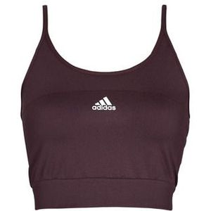 adidas  W SML SPAGCROP  Tops  dames Bordeau