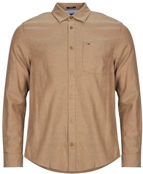 TOMMY JEANS - TJM FLANNEL - Flanellen Overhemd - Pecan Nut