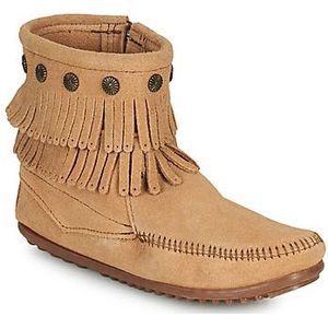 Minnetonka  DOUBLE FRINGE SIDE ZIP BOOT  Laarzen  dames Bruin