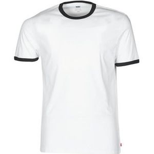 Levis  SS RINGER TEE  Shirts  heren Wit
