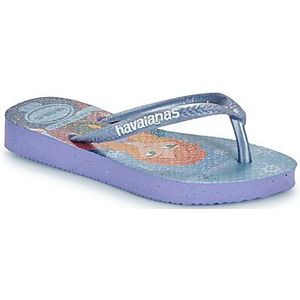 Havaianas  KIDS SLIM PRINCESS  slippers  kind Blauw
