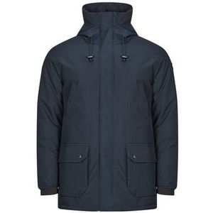 SCHOTT - Elder - Jas met Kap - Marineblauw - Halflang - 100% Polyester