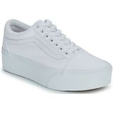 Vans  UA Old Skool Stackform TRUE WHITE  Sneakers  dames Wit