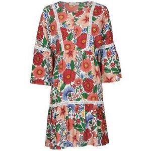 Derhy  TREILLIS FLOWER  Jurken dames Multicolour