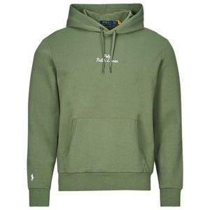 Polo Ralph Lauren  SWEATSHIRT DOUBLE KNIT TECH POLO SCRIPT CENTRAL  Truien  heren Kaki