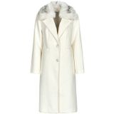 Guess - Karole FUR Collar Coat W5Bl 19 W2642 - Mantel - Wit
