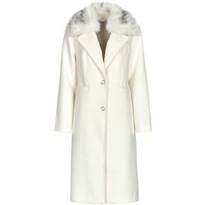 Guess - Karole FUR Collar Coat W5Bl 19 W2642 - Mantel - Wit