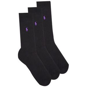 Polo Ralph Lauren  ASX91-MERCERIZED-SOCKS-3 PACK  kousen en sokken  dames Zwart