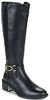 Xti - 14439901 - Laarzen - Zwart - 3 tot 5 cm - Ritssluiting - Casual