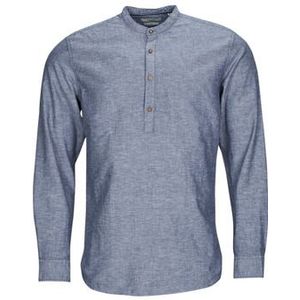Jack & Jones - JPRBLASUMMER HALF PLACKET SHIRT L/S - Overhemd - Blauw