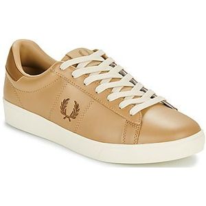 Fred Perry  B4334 Spencer Leather  Sneakers  heren Bruin