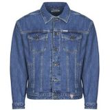 Guess - MENS OVERSIZE TRUCKER JACKE - Spijkerjack - Blauw