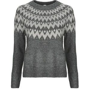 ONLY - ONLFRY - Trui - Grijs - Knitwear - Lange Mouw
