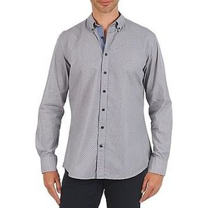 Hackett  MEDALLION MULTI BD  overhemden  heren Blauw