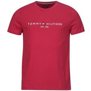 Tommy Hilfiger  TOMMY LOGO TEE  Shirts  heren Bordeau