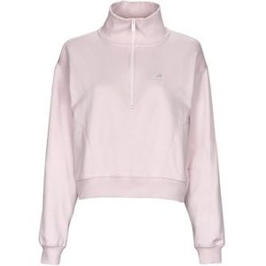 New Balance  Athletics 1/4 Zip  Truien  dames Roze