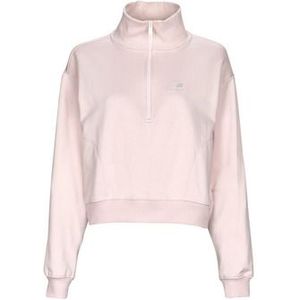 New Balance  Athletics 1/4 Zip  Truien  dames Roze