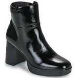 Carmela - 16271902-NEGRO - Enkellaarsjes - Zwart - Lakleer - 3 tot 5 cm Hakhoogte
