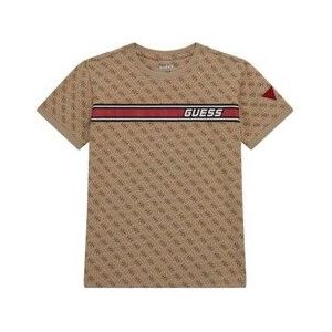 GUESS Shirt  lichtbeige / bruin / rood / zwart