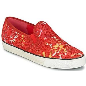 Colors of California  LACE SLIP  instappers  dames Rood