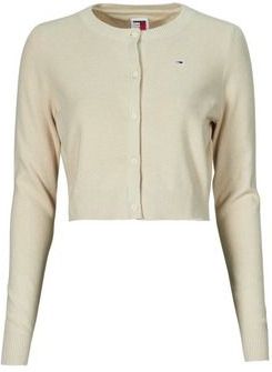 Tommy Jeans - TJW CRP ESSENTIAL CARDIGAN - Vest - Beige