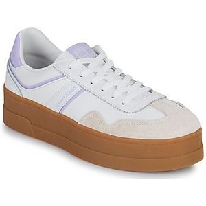 Tommy Jeans - The Greenwich - Sneakers - Ecru Lichtlila Wit