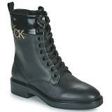 Calvin Klein Jeans  RUBBER SOLE COMBAT BOOT W/HW  Laarzen  dames Zwart