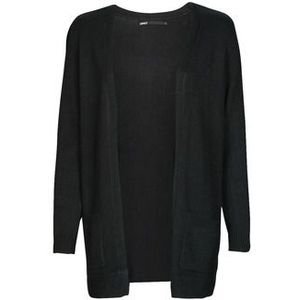 Only  ONLLESLY L/S OPEN CARDIGAN KNT NOOS  Vesten  dames Zwart