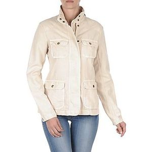 Gant  COTTON LINEN 4PKT JACKET  Jassen  dames Beige