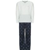 Tommy Hilfiger Underwear Pyjama lang  navy / rood / wit