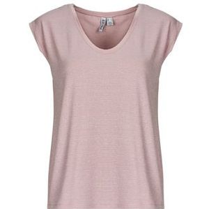 Pieces  PCBILLO TEE LUREX STRIPES  Shirts  dames Violet