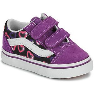 Vans  Old Skool V Neon Hearts PURPLE/MULTI  Sneakers  kind Violet