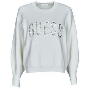 Guess  ESTELLE RN LS  Truien  dames Wit