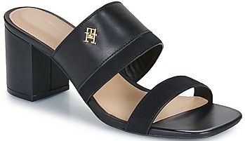 TOMMY HILFIGER - Muiltjes - Zwart - Leer