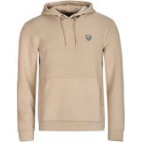 EA7voor mannen. 8NPM21_PJ4EZ Train Premium Shield beige sweatshirt (M), Casual, Katoen, Lange mouwen