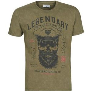 Yurban  ACRUX  Shirts  heren Kaki