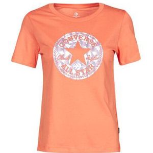 Converse  Chuck Patch Infill Tee  Shirts  dames Oranje