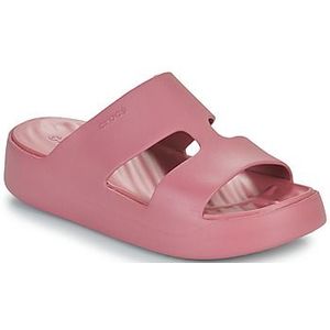 Crocs  Getaway Platform H-Strap  slippers  dames Roze