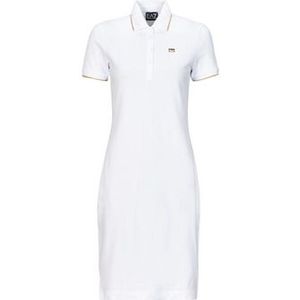 Emporio Armani EA7  ROBE POLO  Jurken dames Wit